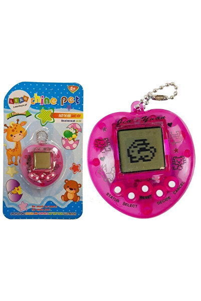 Three top online Electronic Animal Tamagotchi Pink with short chain