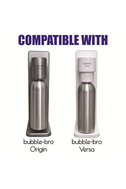 bubble-bro bubblebro 1L Stainless Steel Insulated Bottle - Compatible with bubblebro Soda Makers only, Keep you