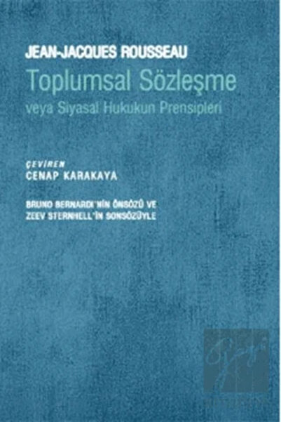 İletişim Yayınları Toplumsal Sözleşme veya Siyasal Hukukun Prensipleri