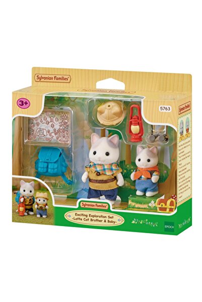 SYLVANIAN FAMILIES Adventure Explorer Playset – Includes Two Figures, Milk Ca...