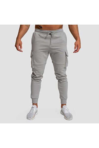 GymBeam Pantaloni de trening TRN gri