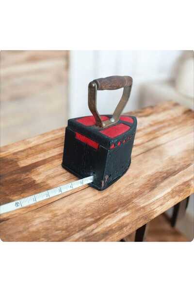 depo haki 20. yy. Ortaları Avrupa Ütü Görünümlü Terzi Mezurası (1 Mt.)