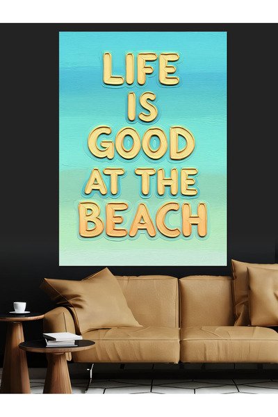 KanvasSepeti Poster tematic de vară Pictură în ulei de înaltă calitate textur...