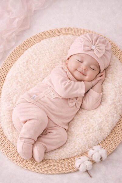 BYS BABY FASHION طقم ملابس خروج من المستشفى مكون من 5 قطع من القطن الطبيعي ال...
