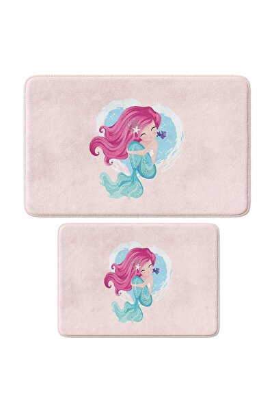 Monnhein Cute Printed 2-Piece Bath Mat Set - Non-Slip Base, End of the Series...