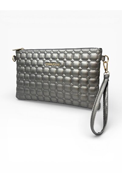 Sanmorris Portofoliu pentru femei din piele artificială, cu curea reglabilă p...