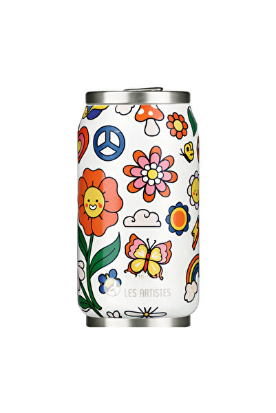 Les Artistes Paris Isı Yalıtımlı Kutu Çelik Termos 280ml Happy