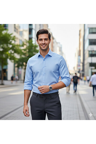Fine Touch Premium Men's Slim Fit Shirt – High-End Comfort