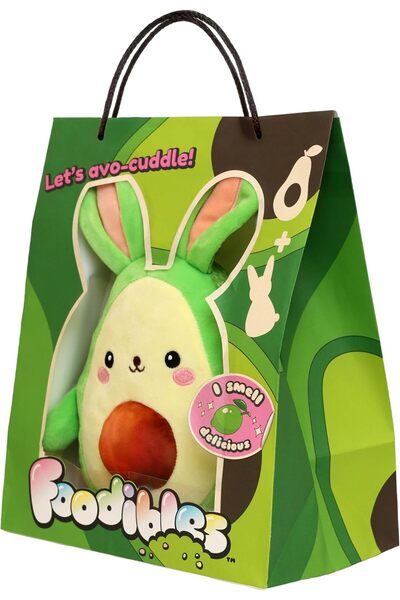 foodibles دمية أرنب الأفوكادو القطيفة الناعمة والمحببة، هذه الدمية المحشوة عب...