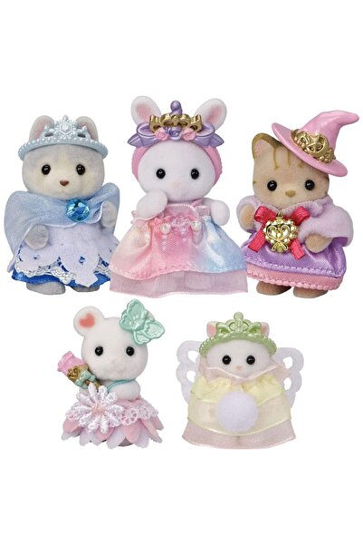SYLVANIAN FAMILIES Royal Princess Dollhouse Playset – Includes Dolls, Accesso...