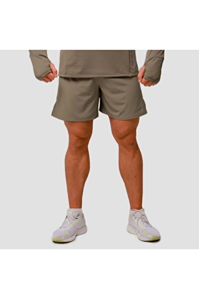 GymBeam Pantaloni scurți de alergare Pulse 2 în 1 Vetiver