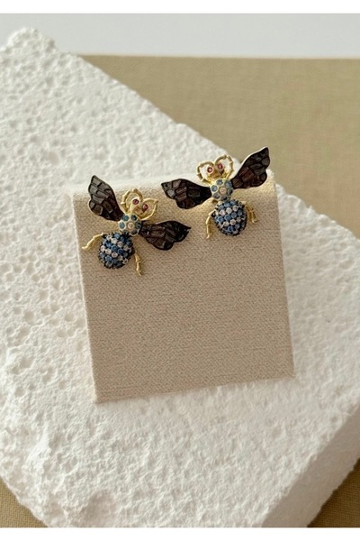 rosen accessories Arı Figürlü küpe