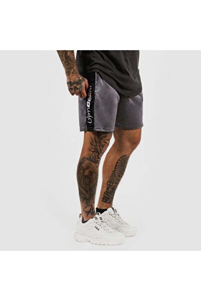 GymBeam Pantaloni scurți verticali pentru bărbați, gri