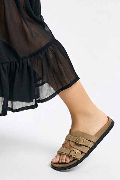 Bershka Buckle detail sandals