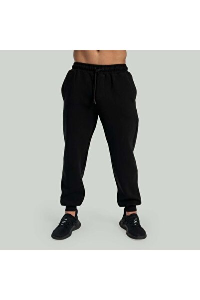 GymBeam Pantaloni jogging relaxați negri