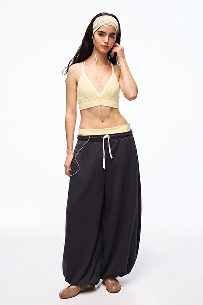 Bershka Balloon fit şardonlu eşofman altı