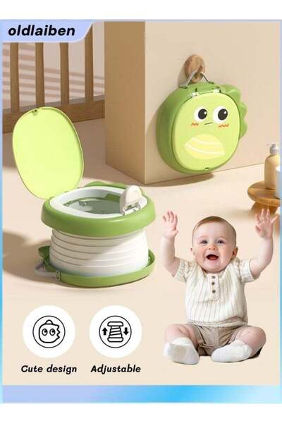 Generic 2-in-1 Baby Potty Training Toilet with Folding Seat, Portable Reusabl...