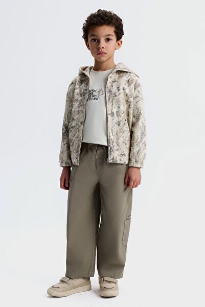 HAUSEkids طقم من 3 قطع للأولاد من 4-8 سنوات - كاكي - سيبيا نوح