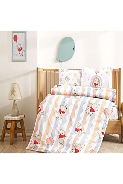 Talis Lenjerie de Pat Bebelusi Winnie The Pooh Cloudy, Bumbac 100%