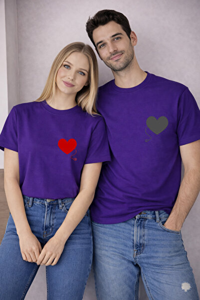 LORVEX 14 February Double Combination T-Shirt Valentine's Day Valentine's Day...