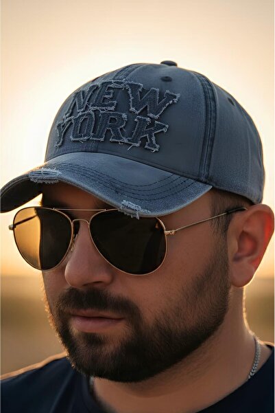 akix Șapcă sport unisex NEWYORK Vintage, cu spate reglabil