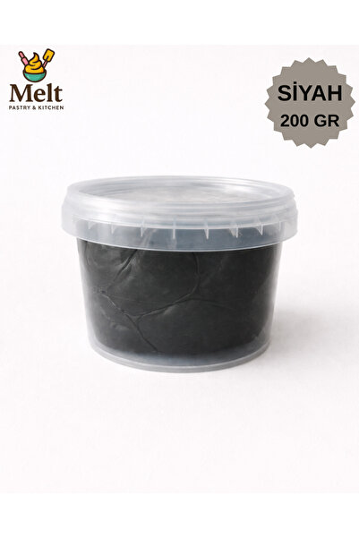 melt pastry & kitchen Şeker&Sugar Siyah Şeker Hamuru 200 gr.
