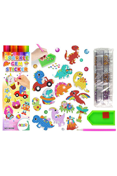 Three top online Set de autocolante pentru broderie cu diamante, mozaic cu di...