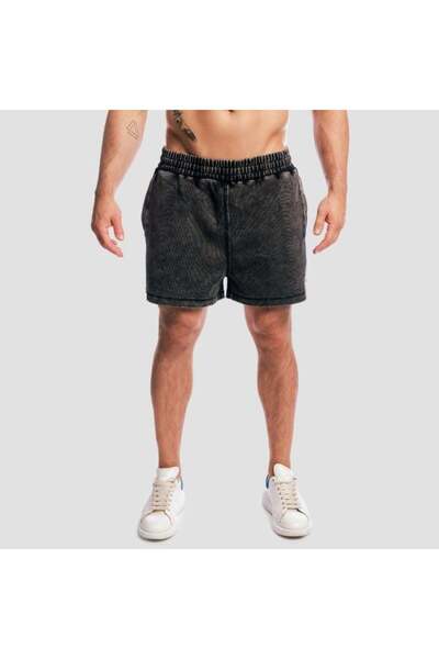 GymBeam Pantaloni scurți Aura Negri spălați