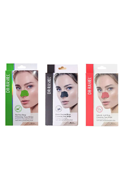 DR.RASHEL عرض دكتور راشيل المكون من 3 قطع: شرائط تنظيف الأنف بزيت شجرة الشاي ...