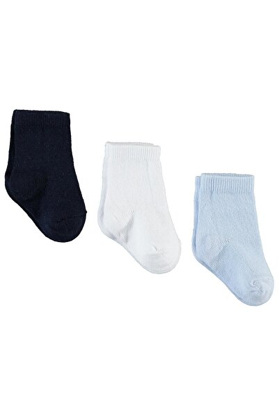 Civil Baby Erkek Bebek 3'lü Çorap Set 6-18 Ay - Standart