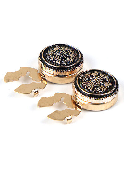 Kravatistan Tüm gömleklere uyumlu düğmeye geçmeli kol düğmesi