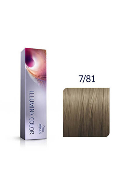 Wella Professionals Illumina Color 7/81 - medium ash blue blonde, 60ml