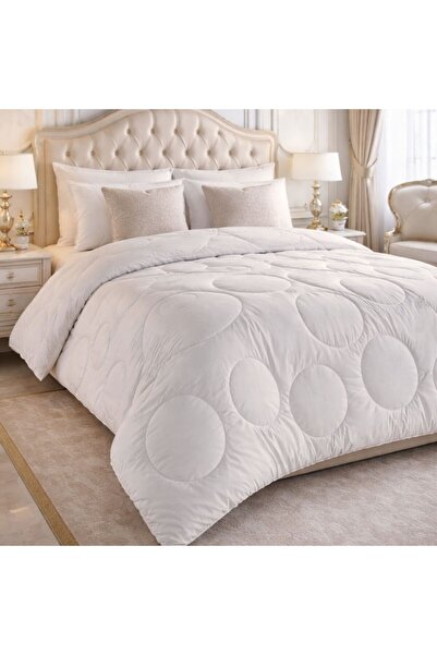 Cotton Box Pilota pat dublu umplutura bumbac, Cotton Box, ecru