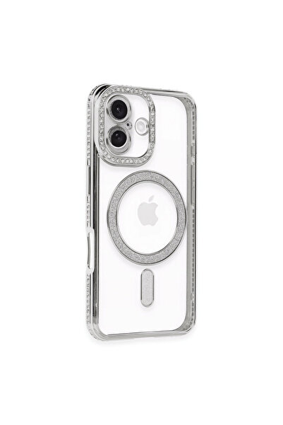 eco port iPhone 16 Case Joke Silvery Magneticsafe Case - Silver