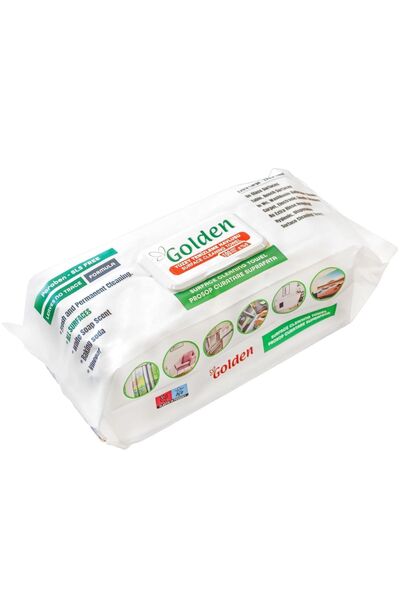 Golden Șervețele umede multi-suprafețe, pachet de 100