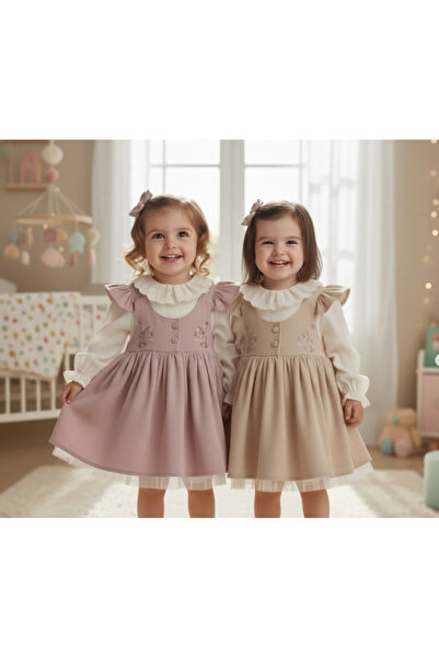 Coolimino ÇİÇEK NAKIŞKI KIZ BEBEK JİLE