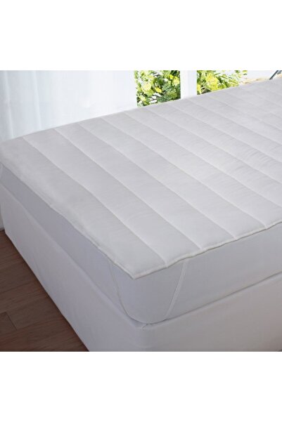 DELUXE Pucioasa Protectie matlasata impermeabila 140x200cm, alba