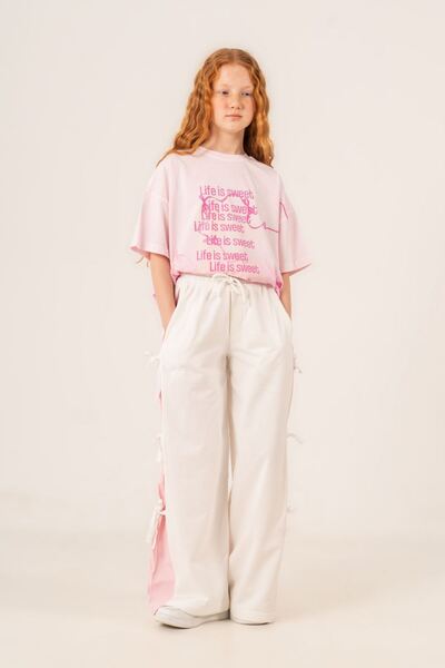 HAUSEkids Комплект за момичета на възраст 9-15 години Ribbon Life - Candy Pink