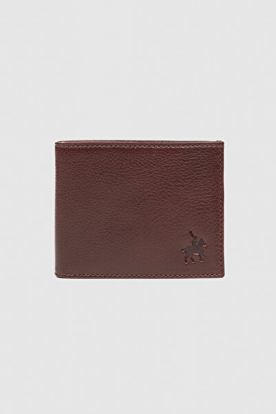 LEWİS POLO محفظة رجالية من الجلد الطبيعي من ميكا، لون بني، عملية مع العديد من...