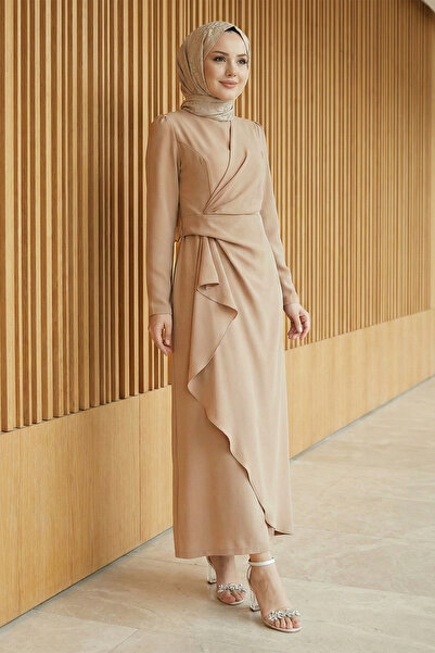 Kirazgym Fusta cu decolteu tip crew, croială asimetrică, fără căptușeală, făr...