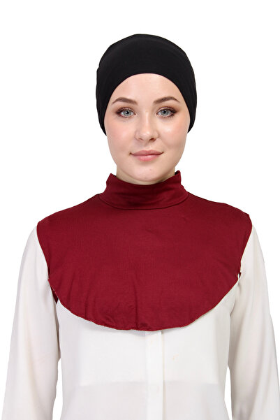 TRModam Plain Turtleneck Neck Collar
