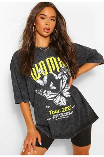 ZEMLİYA Unisex T-shirt με γραφικό σχέδιο και κοντό μανίκι – Καλοκαιρινό μπλου...