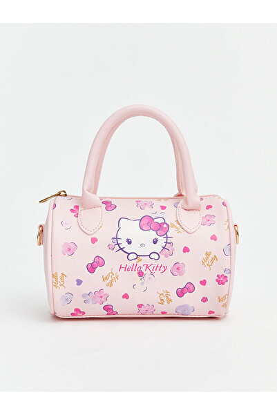 LC Waikiki Ručica za devojčice u obliku Hello Kitty figure, roze Torba