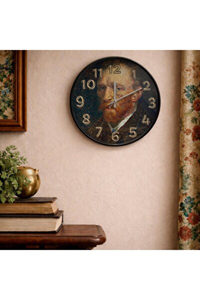 casera's accessories luxury design Van Gogh Self-Portrait Patterned Glass Wal...