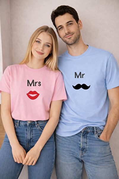 LORVEX Couple Combination T-Shirt Valentine's Day Valentine's Day February 14...