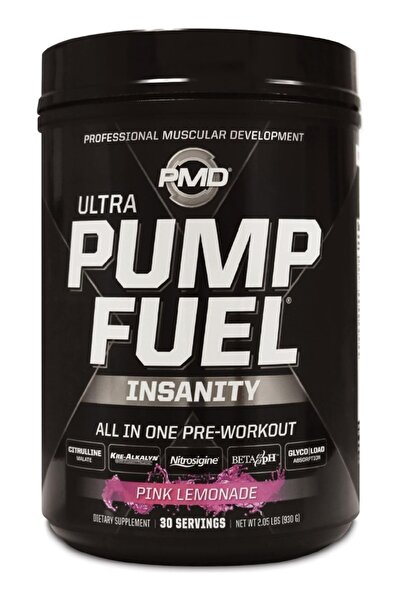 PMD مزيج مشروب الطاقة قبل التمرين بنكهة الليمون الوردي من سبورتس ألترا بامب ف...