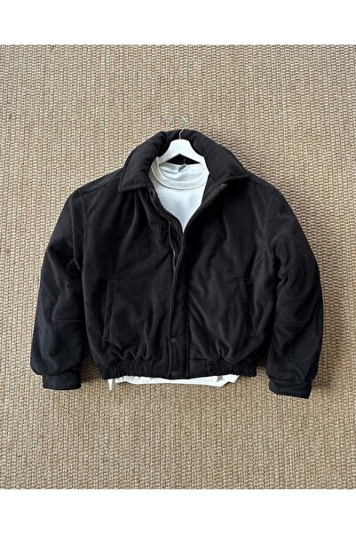 viperkombin Erkek Kadife Ceket Oversize Astarlı Dolgulu