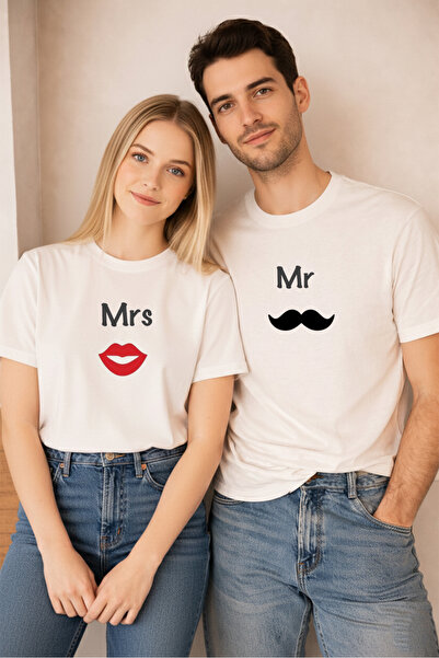 LORVEX Couple Combination T-Shirt Valentine's Day Valentine's Day February 14...