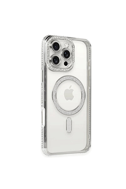 eco port iPhone 16 Pro Case Joke Silvery Magneticsafe Case - Silver