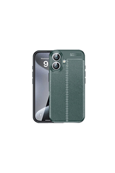 eco port iPhone 16 Case Auto Focus Cover - Dark Green